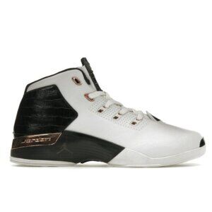 Air Jordan 17 OG White Black Copper Sneakers (304709-108)